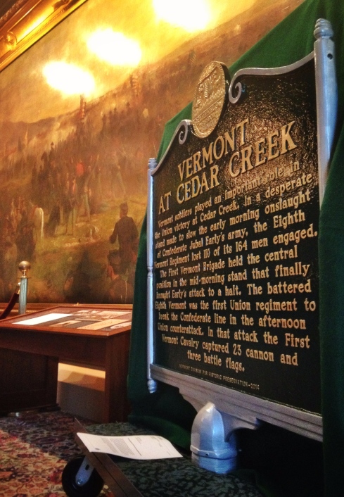 Historical Marker for The Battle of Cedar Creek